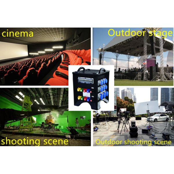 Three Phase 230V 32A IP44 PE Material Film&TV Distrubition Box