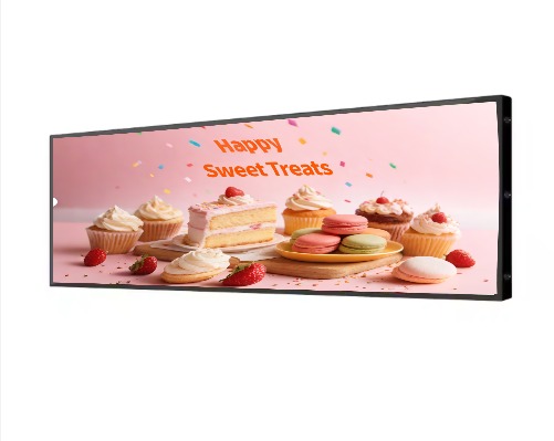 47.6 Inch Stretched Bar LCD Display Video Wall Wall Mounted Advertising Display Screen