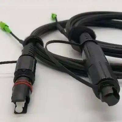 FTTA Outdoor Fiber Optic Patch Cord 4x6mm Corning Connector 1m SC APC Patch Cable