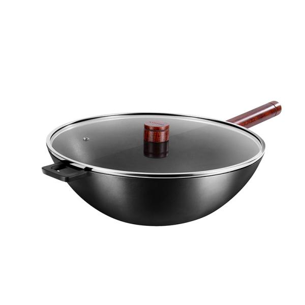 ILAG Coating 32cm Frying Pan Aluminum alloy Less Oil Heat Evenly