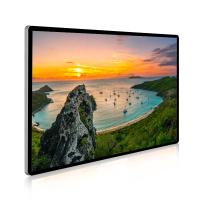 Polegadas ultra fina fixada na parede do painel LCD do toque HD 65 para a propaganda