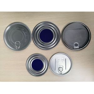 Acid and Alkali Resistant Tinplate Lid for Food Packaging in Customizable Sizes 50mm to 153mm