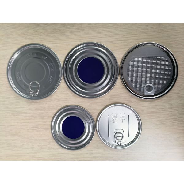 153mm Diameter Tinplate Lid with Rubber Content for Secure Sealing as Tin Can Bottom Cover