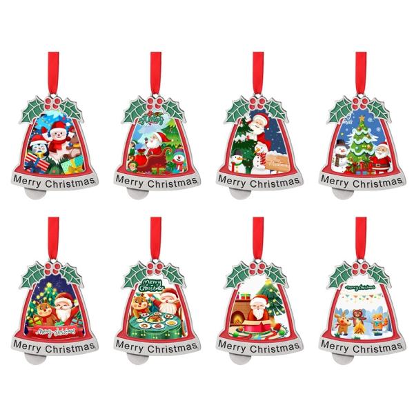 Sublimation Christmas Tree Ornaments Bell Shape Christmas Ornament Sublimation Blanks