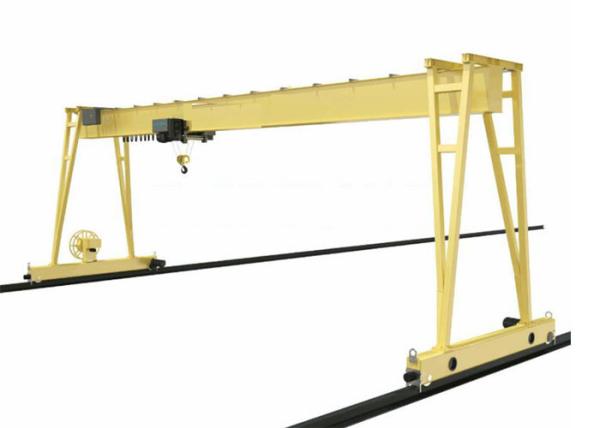 5ton single girder gantry crane with electric hoists CE ISO EU certificates