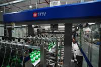 Machine d'emballage de carton pour 18 000 BPH boissons ligne aseptique à grande vitesse efficace et fiable