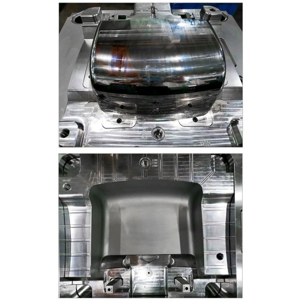 PC Allotype Plastic Parts Connector Injection Molding Large Adhesive Wrapping Mould