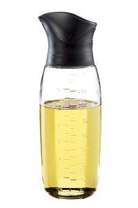 400ml Glass Seasoning Bottles 100% Drip Free SUS304 Nozzle FDA Certification