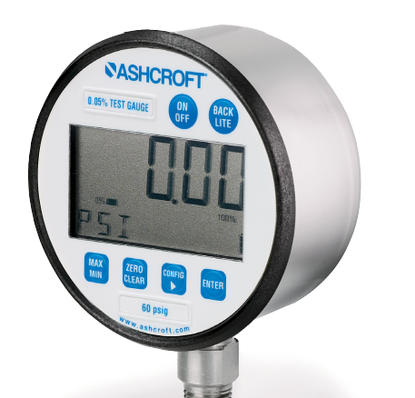 Ashcroft 2086 Digital Pressure Meter With Weatherproof IP65 Enclosure 5 Digit LCD Display