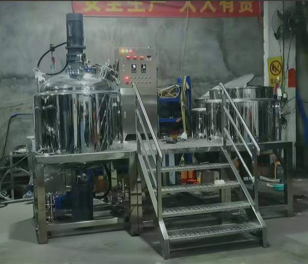 Emulsionador de vacío de tipo fijo homogéneo para la industria cosmética