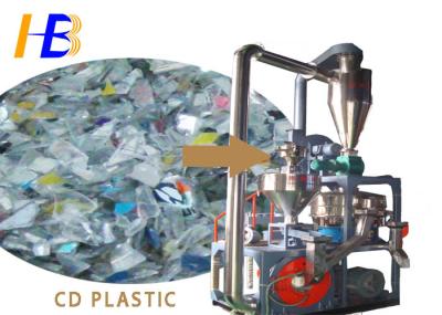 37kw Waste CD Disk Plastic Pulverizer Machine For Karaoke DVD / Namecard Pulverizing