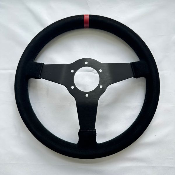 14 Inch 350MM Suede Racing Car Steering Motorsport Steering Wheel