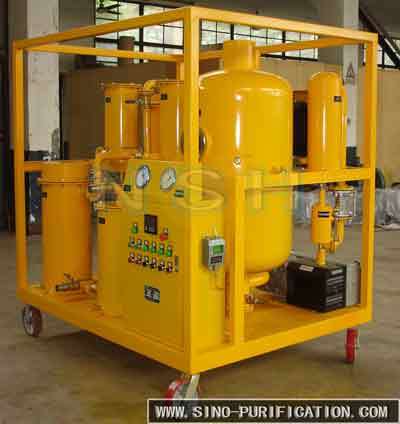 LV Series Vacuum Lubrication Oil Filter 1800L / H Multifunction lubrication oil purifier