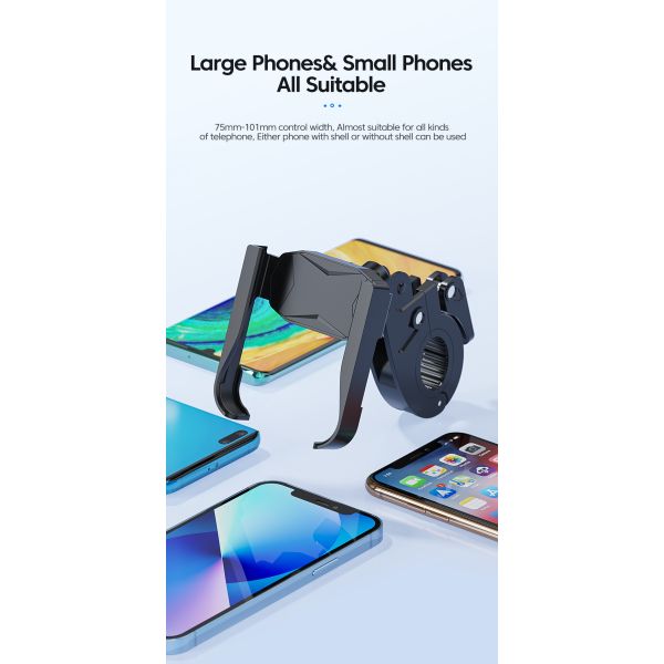 Clip de guisante soporte de teléfono soporte de bicicleta para bicicleta / motocicleta