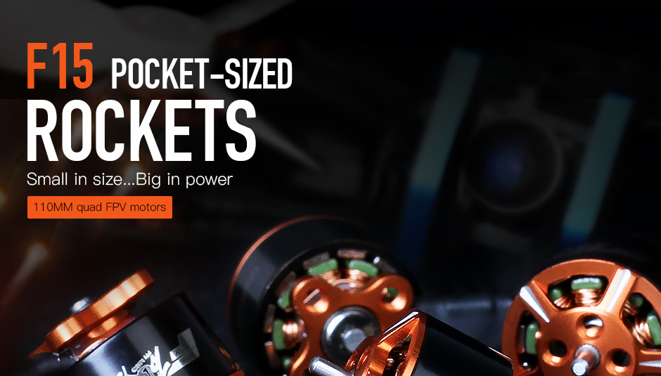 T-Hobby F15 Mini Racing Drone with High-Efficient BLDC Motor Brushless Commutation Permanent Magnet Construction