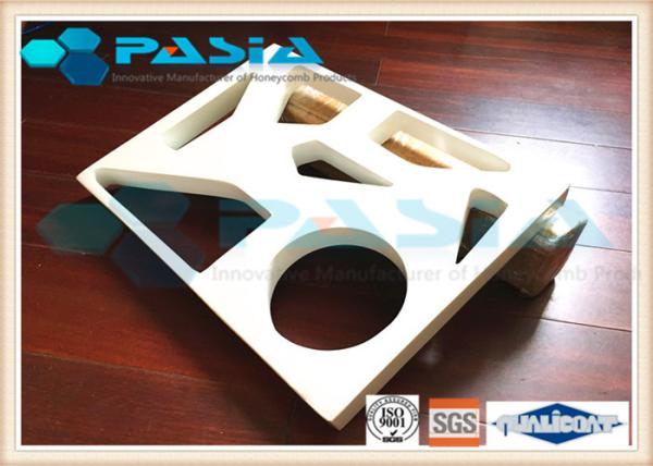 Various Shapes Aluminium Honeycomb Ceiling Panels PVDF Fluorocarbon Powder Coated
