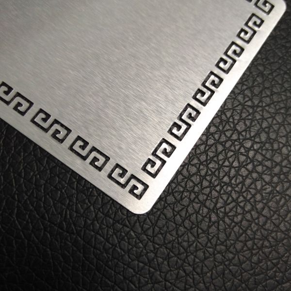 ROHS White Sublimation Metal Business Cards Butterfly Design With 68*54 Mm Print Size