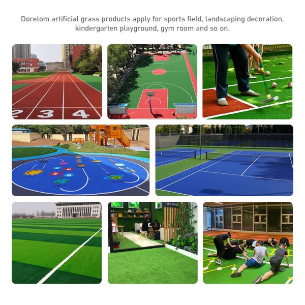 High Density UV Protection Artificial Grass Residential Green Carpet with 6mm Infill