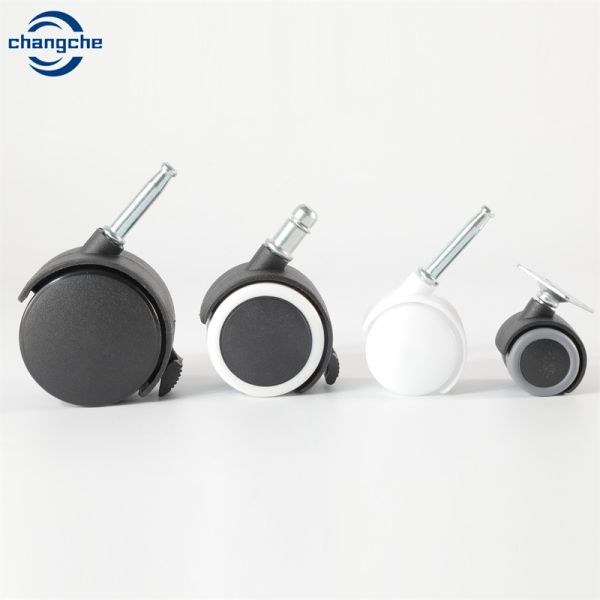 Nylon Clothes Rack Furniture Castors Wheels Furniture Swivel Stem Casters With Brake