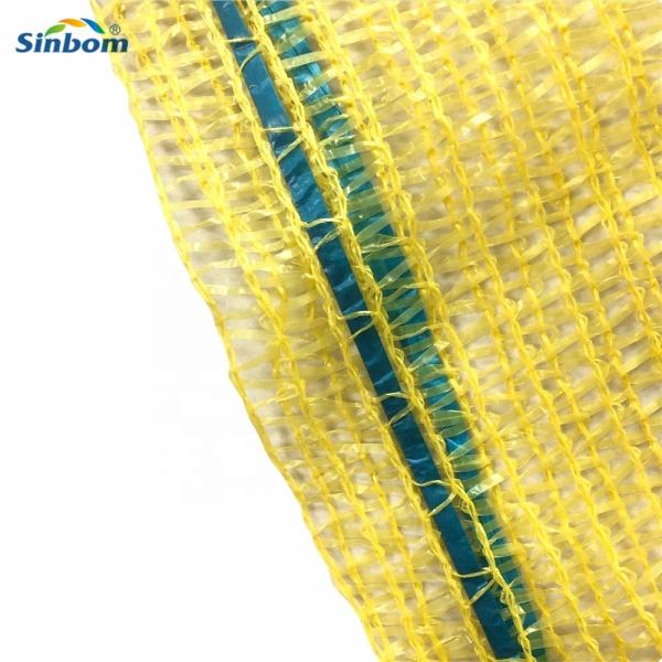 Frutas Vegetais Embalagem 50*80 PE Raschel Leno Tubular Cebola Púrpura Batata Rede de Malha Sacos