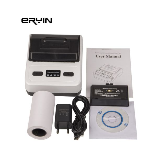 Mini Portable Thermal Printer 80mm Receipt Printer for Android Wireless and Compact