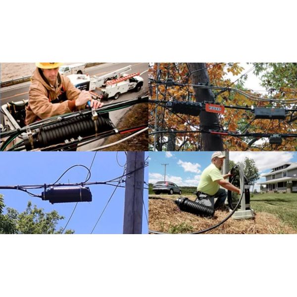 Водостойкая IP68 холодно- и теплостойкая коробка для FTTH встроенного оптоволоконного корпуса