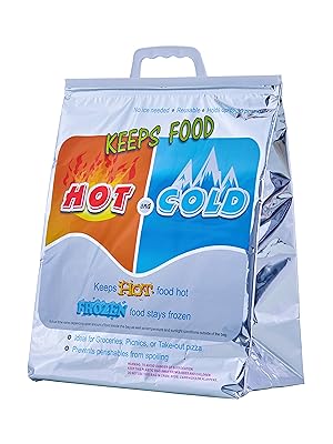 Hot And Cold Insulated Bags For Food Delivery, Grocery Shopping Bags, Food Storage For Hot Frozen Food For Travel