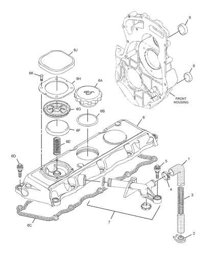 308-1393 3081393 Valve Cover Excavator Engine Parts For 312D2 312D2 GC 312D2 L 313D2