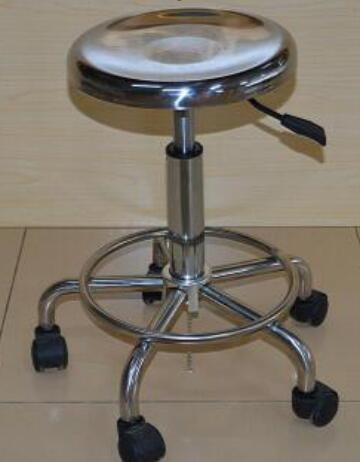 Stainless Steel ESD Stool Chair ergonomic 560-820mm Lift Range