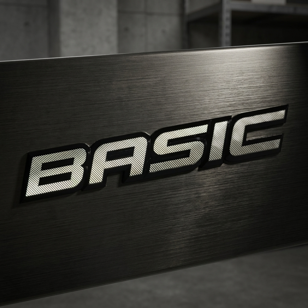 Customized High-end Hardware Nameplate Aluminum Silver-colored Logo Metal Sign For Automotive Use