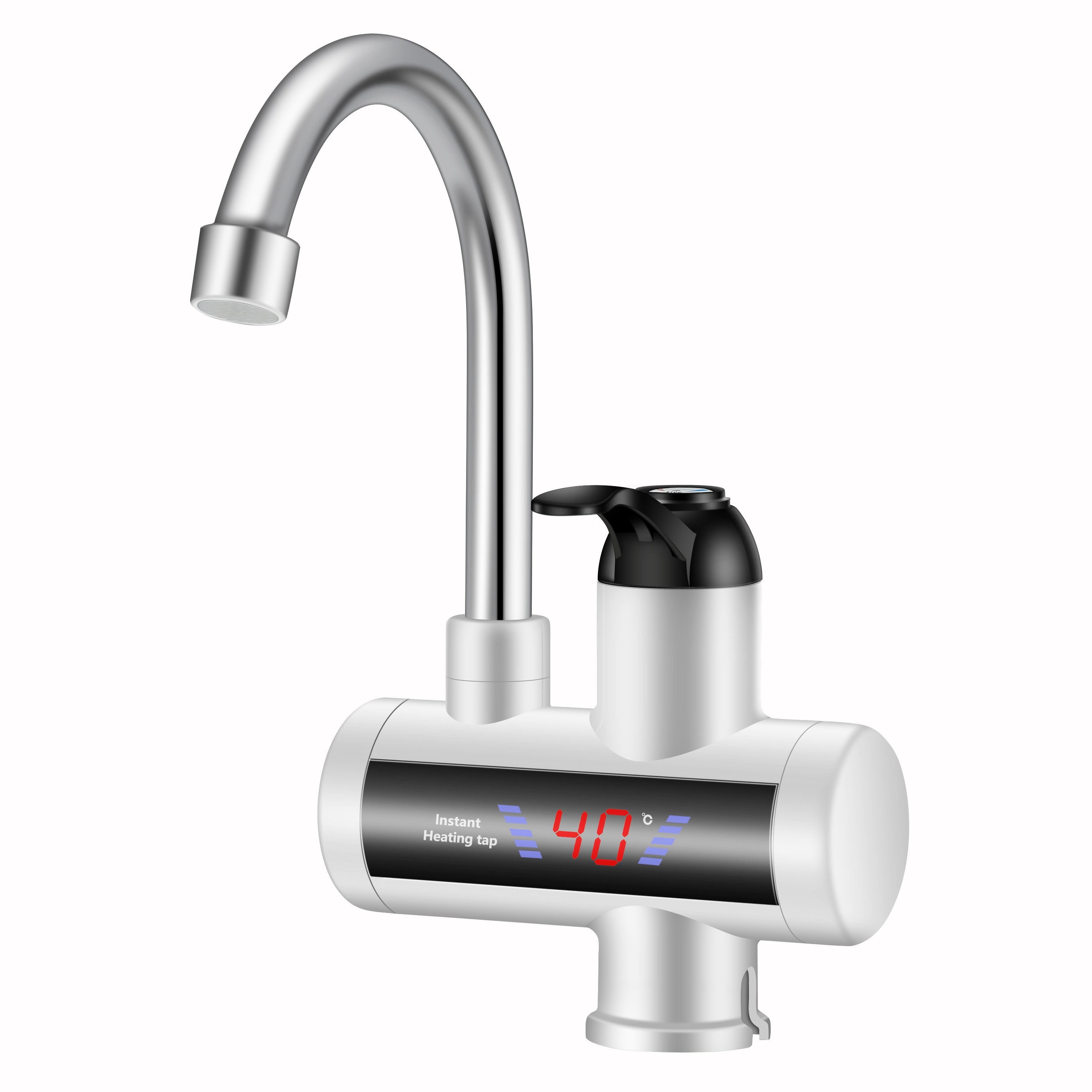 Емкость крана ROHS 2-3L/min нагрева электрическим током кран горячей воды ABS немедленная