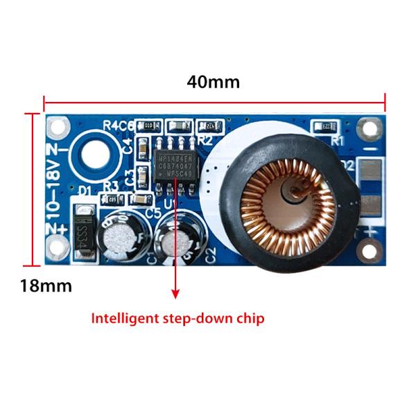 DC-DC Converter Step-Down Voltage PCB Circuit Board 10-18V Power Supply Module ICs