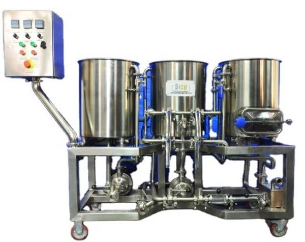 3KW Semi-Automatic Control System GHO 50L Stainless Steel Homebrewing Beer Equipment