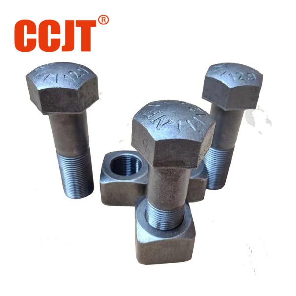 Heavy Duty Excavator Track Bolts Forging Casting 12.9 Plow Bolt Nut PC300/ PC400/ D65/ D85/ D155/ D355/ D375/ D275