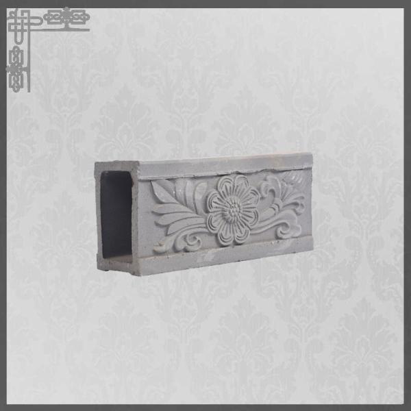 Planície Unglazed feito a mão de Clay Roof Tiles Garden 180mm do chinês da antiguidade