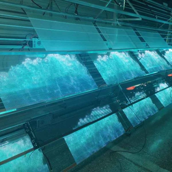 Скрин с липкой гибкой пленкой с светодиодным дисплеем