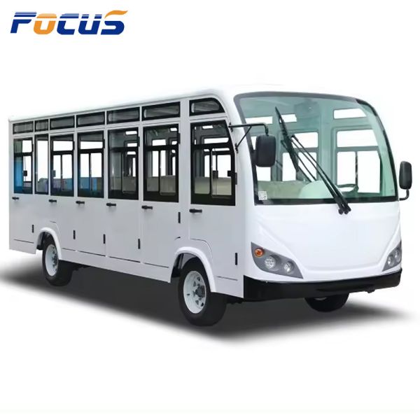 Exclusive Electric Sightseeing Bus for Tourist Attractions in Resorts 72V Rated Voltage