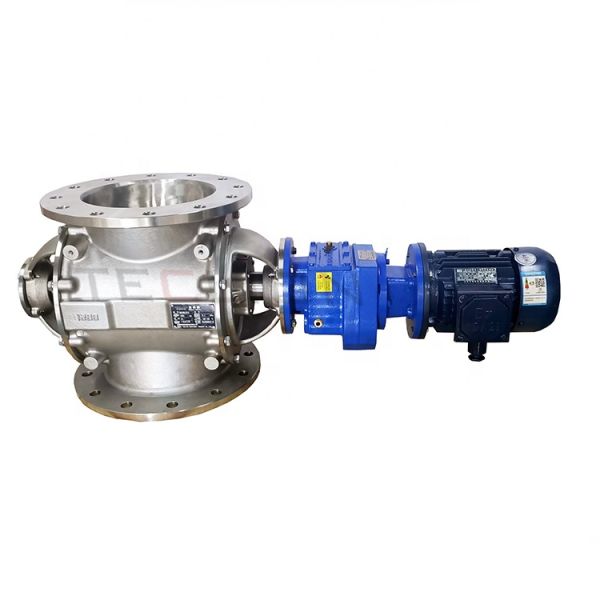 DN250 High Pressure Electric Rotary Valve System Dust Collector Air Lock