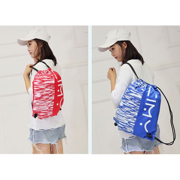 Premium Drawstring Gym Bag , Personalized Drawstring Bags Large Capacity