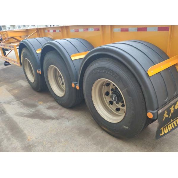 Трейлер контейнера цапф 40 ФТ Три скелетный с главной грузоподъемностью