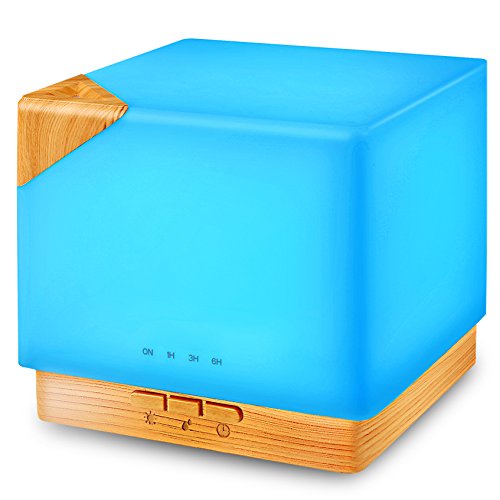 Private Label Ultrasonic LED Rainbow Asakuki 700ml Big Air Humidifier Aroma Essential Oil Diffuser for Bedroom Large Room Yoga