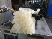 Vara quente de alta velocidade da colagem do derretimento de EVA que faz a máquina a única máquina da extrusão do parafuso