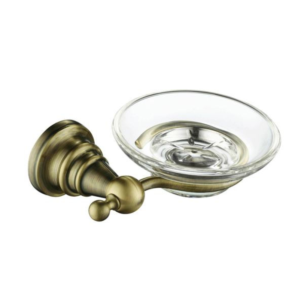 Антикварный аксессуар ванной, стеклянный душ, мыльная посуда, легкая установка