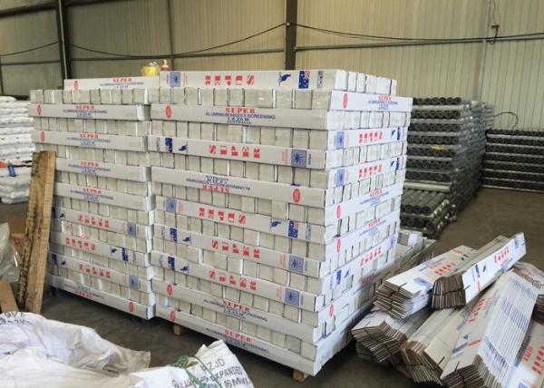 1m * 20m Aluminum Insect Screen , Mill Finish Aluminum Flattened Expanded Sheet