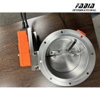 Ronde électrique 70°C amortisseur ignifuge 280°C soupape de fumée Pour le système de construction et les systèmes d'urgence de feu et de fumée