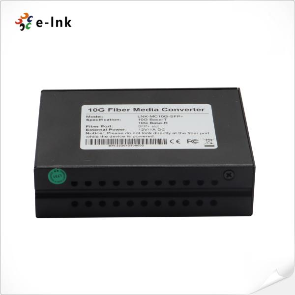 10G Base-T to Base-R Media Converter - SFP+ Jumbo Frame Plug & Play