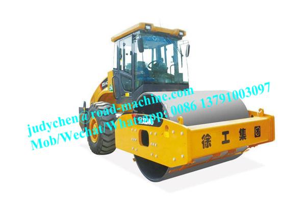 Model XS143J Mechanical Single Drum Vibratory Roller , Road Roller With Operating Mass 14000kgs