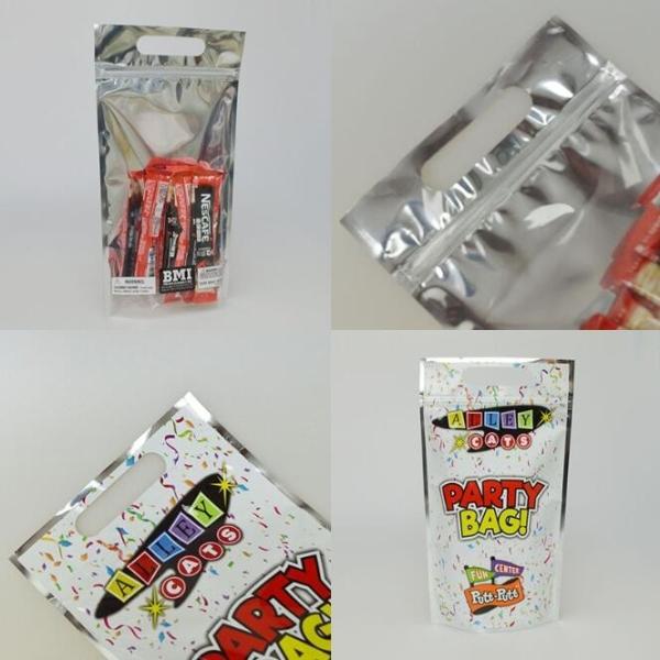 Stand Up Reclosable Zipper Clear Drink Pouches Bags with Plastic Straw, 8mil Hand-held Drinking Bags 15 Bottom Gusset