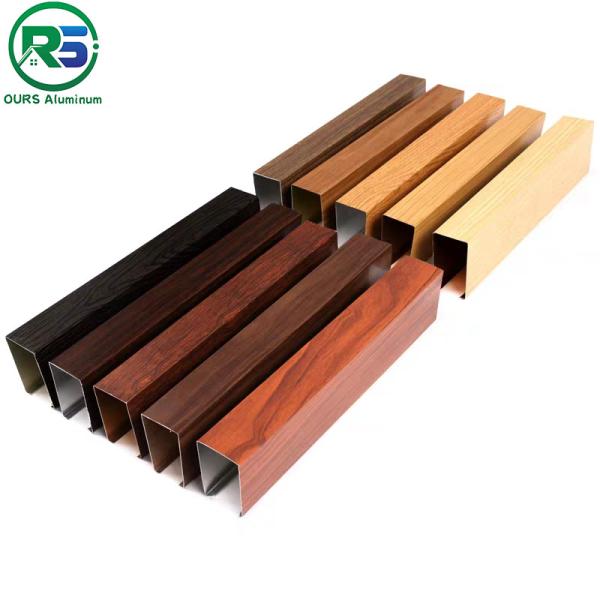Panneau en aluminium de 10 mm en nid d'abeille en bois de grain de bois de remplissage acoustique