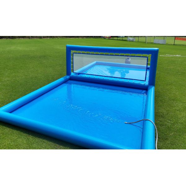 Transform Your Backyard into a Court with AJUNION 33FT Inflatable Volleyball Pool